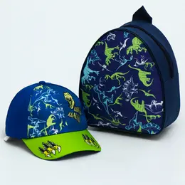 Детский набор roar, рюкзак, кепка