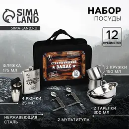 Подарочный набор посуды для похода Подарочный набор посуды для похода