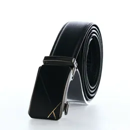 Ремень мужской, ширина 3.6 см, пряжка автомат, черный