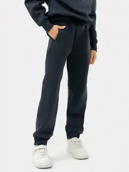 Брюки для мальчиков в серо-синем цвете