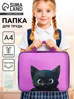 Папка для труда, а4, текстильная, 35×27×7 см