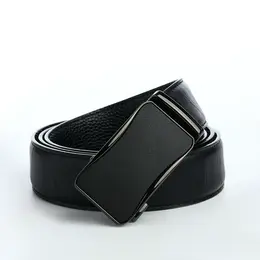 Ремень мужской, ширина 3.6 см, пряжка автомат, черный