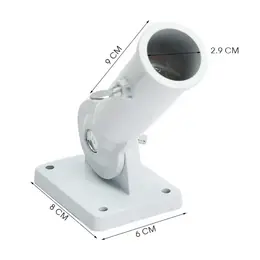Кронштейн для флага, d=2.9 см, глубина 9 см, платформа 8×6 см, поворот на 180 градусов
