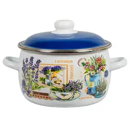 Кастрюля 4,0л сферическая Горная лаванда