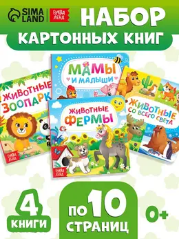 Книги картонные
