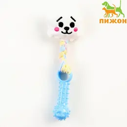 Игрушка облако, 19 см + tpr игрушка голубая Игрушка облако, 19 см + tpr игрушка голубая