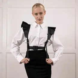 Портупея женская, 95×3.5, черная