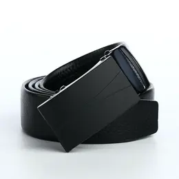 Ремень мужской, ширина 3.5 см, пряжка автомат, черный