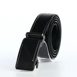 Ремень мужской, ширина 3.6 см, пряжка автомат, черный