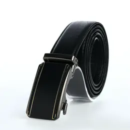 Ремень мужской, ширина 3.6 см, пряжка автомат, черный