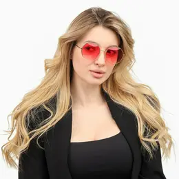 Очки солнцезащитные onesun, футуристические, uv 375, 6×13.5 см, розовые Очки солнцезащитные onesun, футуристические, uv 375, 6×13.5 см, розовые
