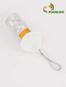 Поилка прогулочная, 585 мл, желтая Поилка прогулочная, 585 мл, желтая