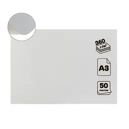 Картон хром-эрзац а3 (30×42 см), 50 листов, 360 г/м²,