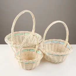 Корзина плетеная для хранения, лоза, с ручкой, овальная, бежевая, со вставкой, набор 3 шт. Корзина плетеная для хранения, лоза, с ручкой, овальная, бежевая, со вставкой, набор 3 шт.