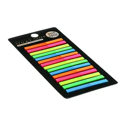 Блок-закладка с липким краем пластик 20л х 15 штук, 5 цв. флуор, 45мм х 4мм calligrata