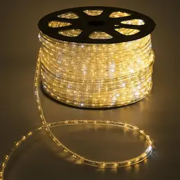 Световой шнур 13 мм, ip65, 100 м, 36 led/м, 220 в, 2w, мерцание, свечение теплое белое