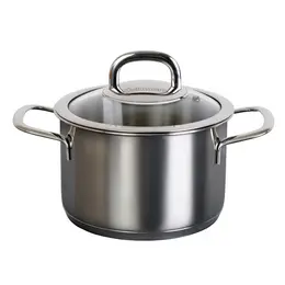 Кастрюля 1,8л стеклянная крышка Сафия