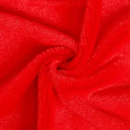 Ткань для рукоделия, мех, красная, лоскут 50×50 см Ткань для рукоделия, мех, красная, лоскут 50×50 см