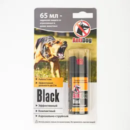 Отпугиватель собак antidog black 65 мл