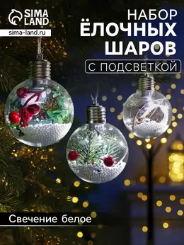 Набор елочных шаров