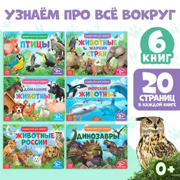 Обучающие книжки набор 6 шт.