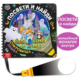 Секретная книга с фонариком