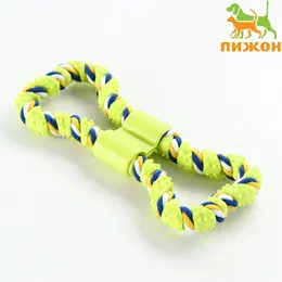 Игрушка витая из резины и каната Игрушка витая из резины и каната