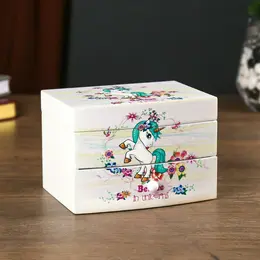 Шкатулка музыкальная 1 ящик Шкатулка музыкальная 1 ящик