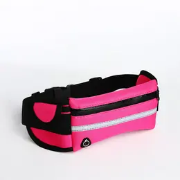 Сумка для бега на молнии, малиновая Сумка для бега на молнии, малиновая