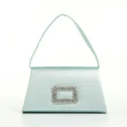 Сумка-клатч женская вечерняя на магните, светло-зеленая Сумка-клатч женская вечерняя на магните, светло-зеленая