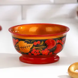 Пиала дерево хохлома