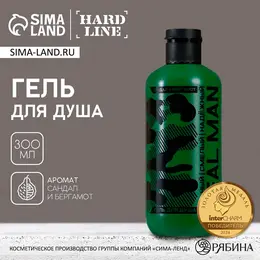Гель для душа real man, 300 мл, аромат сандала и бергамота,