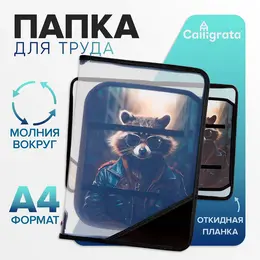 Папка для труда, а4, пластиковая, 23×32.5×2.5 см