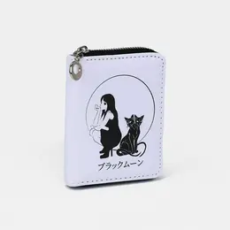 Кошелек на молнии, отдел для карт, для монет, цвет белый Кошелек на молнии, отдел для карт, для монет, цвет белый