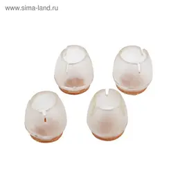 Накладка мебельная круглая , d=17-21 мм, 4 шт.