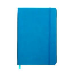 Ежедневник недатированный а5, 140 листов, искусственная кожа, на резинке, желтый срез, синий Ежедневник недатированный а5, 140 листов, искусственная кожа, на резинке, желтый срез, синий