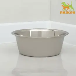 Миска, 1.8 л, стандартная, рельефная, нержавеющая сталь Миска, 1.8 л, стандартная, рельефная, нержавеющая сталь