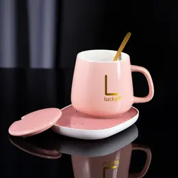 Кружка с подогревом lsk-1501, подставка, от usb, 16 вт, розовая Кружка с подогревом lsk-1501, подставка, от usb, 16 вт, розовая