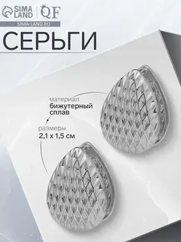 Серьги металл