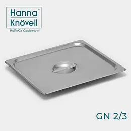 Крышка к гастроемкости gn 2/3 , 32.5×35.3 см, толщина 0.6 мм, нержавеющая сталь Крышка к гастроемкости gn 2/3 , 32.5×35.3 см, толщина 0.6 мм, нержавеющая сталь