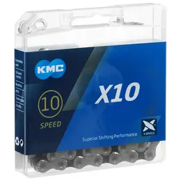 Цепь kmc x10, 10 скоростей, 116 звеньев Цепь kmc x10, 10 скоростей, 116 звеньев
