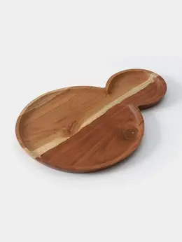 Блюдо, 25×2×35 см, тиковое дерево Блюдо, 25×2×35 см, тиковое дерево