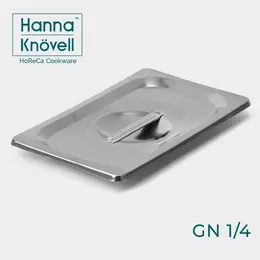 Крышка к гастроемкости gn 1/4 , 26.5×16.5 см толщина 0.6 мм, нержавеющая сталь