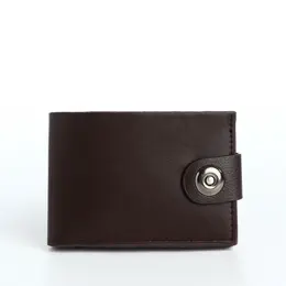 Портмоне мужское на магните, отдел для карт, купюр, коричневый