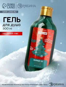 Гель для душа , 300 мл, аромат хвойный лес, новый год Гель для душа , 300 мл, аромат хвойный лес, новый год