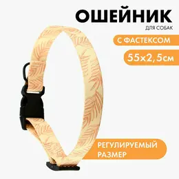 Ошейник paradise life, застежка - фастекс, 2.5 см, 40-55 см Ошейник paradise life, застежка - фастекс, 2.5 см, 40-55 см