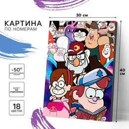 Картина по номерам с подрамником