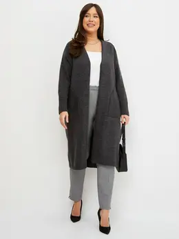 Кардиган вязаный длинный оверсайз Кардиган вязаный длинный оверсайз