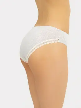 Трусы женские слипы в сером цвете