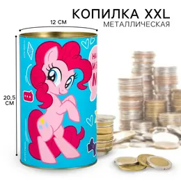 Копилка металлическая, 20,5 см х 12 см х 12 см, xxl